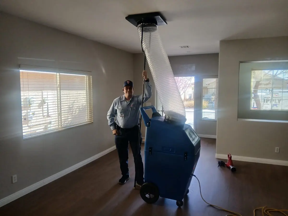 Professional Dryer Vent Cleaning work inside a Kirkwood home